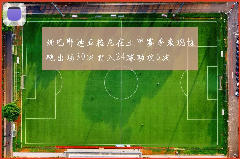 姆巴耶迪亚格尼在土甲赛季表现惊艳出场30次打入24球助攻6次